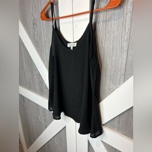 B4.20 Active USA designed in Los Angeles tank blouse, Black Flowy Camiso…